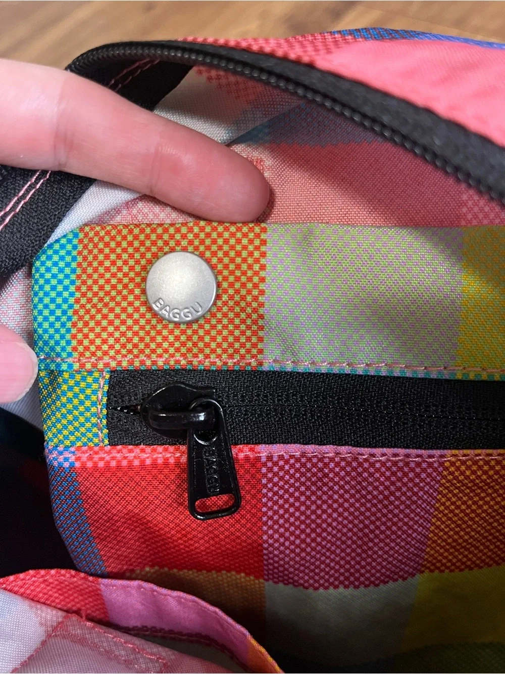 BAGGU Madras ECB Everyday Cloud Bag - Picture 11 of 14